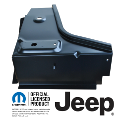87-95 JEEP YJ WRANGLER TOE BOARD/FRONT BODY SUPPORT PANEL, RH - Image 1