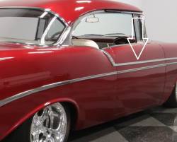 1956 Chevy Bel Air 2-Door Right Upper Or Right Lower Door Stainless Steel Molding - Image 2