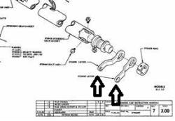 1955-57 Chevy Shift Arm Bushing With Metal Sleeve On Steering Column - Image 3