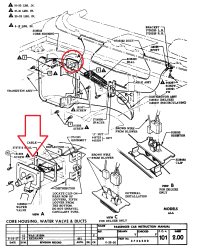 1957 Chevy Deluxe Heater Control Valve - Image 2