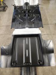 1962-67 Chevy II Complete Floor, Trunk Floor & Frame Rail Assembly - Image 2