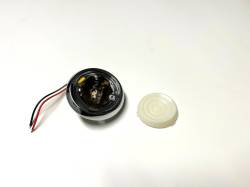 1955-57 Chevy Small Dome Light Chrome Housing Each - Image 2